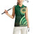 Saineha High School Women Sleeveless Polo Shirt Ngatu and Polynesian Pattern