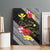 Aloha Hawaii Hibiscus and Plumeria Flowers Canvas Wall Art Kanaka Maoli Tattoo Polynesian Pattern