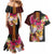 Papua New Guinea Birds and Frangipani Couples Matching Mermaid Dress and Hawaiian Shirt Melanesian Art Tattoos - Polynesian Pride