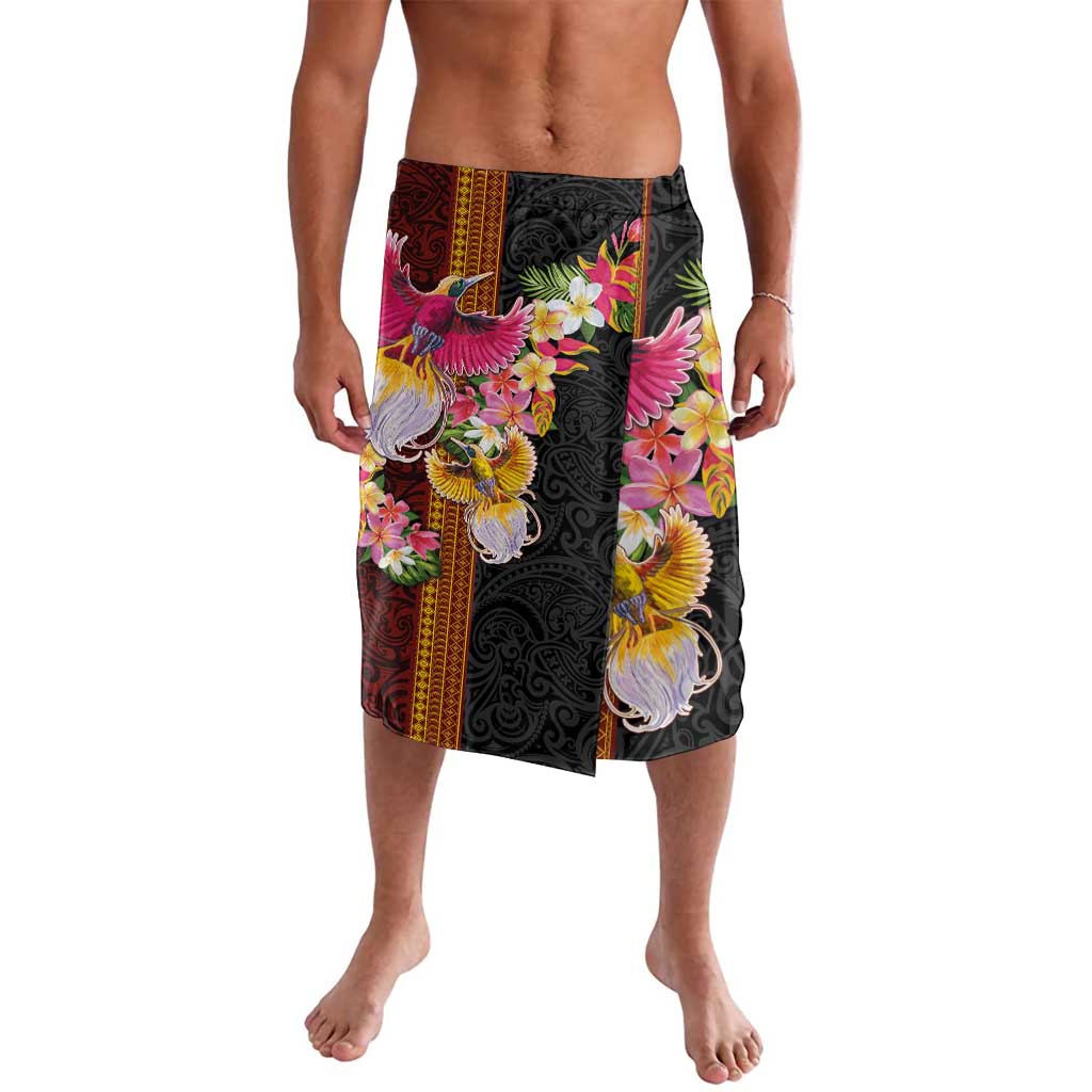 Papua New Guinea Birds and Frangipani Lavalava Melanesian Art Tattoos - Polynesian Pride