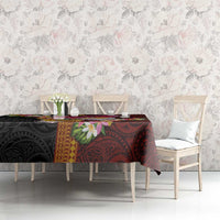 Papua New Guinea Birds and Frangipani Tablecloth Melanesian Art Tattoos - Polynesian Pride