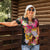 Papua New Guinea Birds and Frangipani Women Polo Shirt Melanesian Art Tattoos - Polynesian Pride