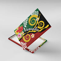 Melanesian Vanuatu Tribal Boar Tusk Canvas Wall Art Tropical Plants and Namele Motifs - Polynesian Pride