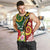 Melanesian Vanuatu Tribal Boar Tusk Men Tank Top Tropical Plants and Namele Motifs - Polynesian Pride