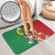 Vanuatu Christmas Bathroom Set Funny Santa with Namele and Boar Tusk Tribal - Polynesian Pride