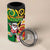 Vanuatu Christmas 4 in 1 Can Cooler Tumbler Funny Santa with Namele and Boar Tusk Tribal - Polynesian Pride