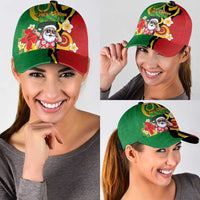 Vanuatu Christmas Classic Cap Funny Santa with Namele and Boar Tusk Tribal - Polynesian Pride