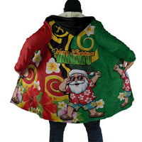Vanuatu Christmas Cloak Funny Santa with Namele and Boar Tusk Tribal - Polynesian Pride