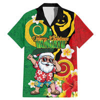 Vanuatu Christmas Family Matching Mermaid Dress and Hawaiian Shirt Funny Santa with Namele and Boar Tusk Tribal - Polynesian Pride