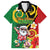 Vanuatu Christmas Family Matching Off Shoulder Maxi Dress and Hawaiian Shirt Funny Santa with Namele and Boar Tusk Tribal - Polynesian Pride