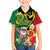 Vanuatu Christmas Family Matching Off Shoulder Maxi Dress and Hawaiian Shirt Funny Santa with Namele and Boar Tusk Tribal - Polynesian Pride