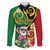 Vanuatu Christmas Family Matching Short Sleeve Bodycon Dress and Hawaiian Shirt Funny Santa with Namele and Boar Tusk Tribal - Polynesian Pride