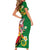 Vanuatu Christmas Family Matching Short Sleeve Bodycon Dress and Hawaiian Shirt Funny Santa with Namele and Boar Tusk Tribal - Polynesian Pride