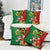 Vanuatu Christmas Pillow Cover Funny Santa with Namele and Boar Tusk Tribal - Polynesian Pride