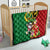 Vanuatu Christmas Quilt Funny Santa with Namele and Boar Tusk Tribal - Polynesian Pride
