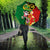 Vanuatu Christmas Umbrella Funny Santa with Namele and Boar Tusk Tribal - Polynesian Pride