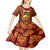 Hawaii Kid Short Sleeve Dress Aloha Funny Pineapple Mix Kakau Hawaiian Tribal LT03 - Polynesian Pride
