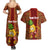 Custom Hawaii Couples Matching Summer Maxi Dress and Hawaiian Shirt Aloha Funny Pineapple Mix Kakau Hawaiian Tribal LT03 - Polynesian Pride
