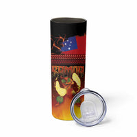 Samoan Siva Afi Skinny Tumbler Tribal Performers of Samoan Fire Knife Dancing