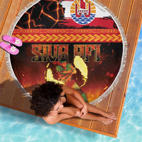 Tahitian Siva Afi Beach Blanket Tribal Performers of Tahitian Fire Knife Dancing