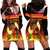 Tahitian Siva Afi Hoodie Dress Tribal Performers of Tahitian Fire Knife Dancing