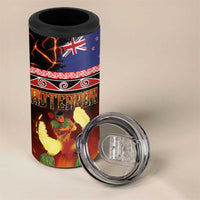 Aotearoa Siva Afi 4 in 1 Can Cooler Tumbler Tribal Performers of Aotearoa Fire Knife Dancing