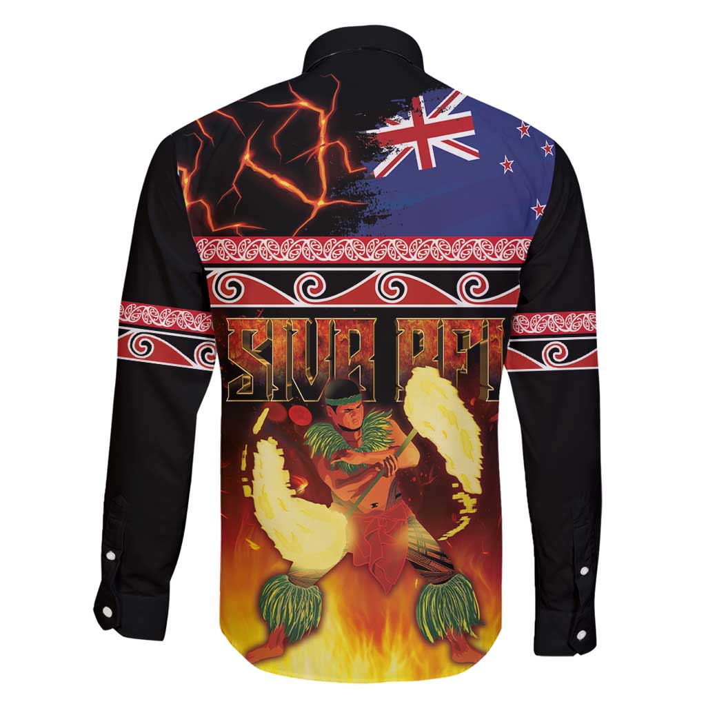 Aotearoa Siva Afi Family Matching Summer Maxi Dress and Hawaiian Shirt Tribal Performers of Aotearoa Fire Knife Dancing