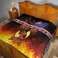 Aotearoa Siva Afi Quilt Tribal Performers of Aotearoa Fire Knife Dancing