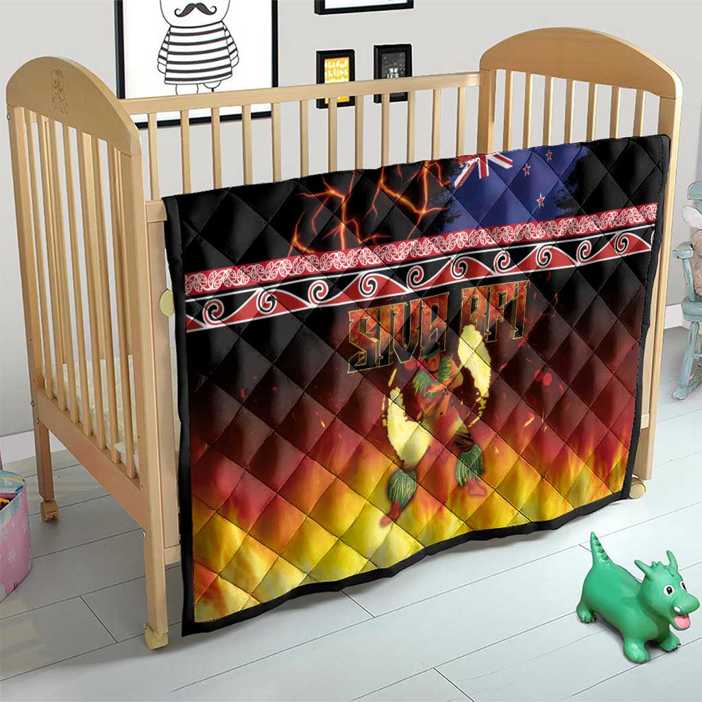 Aotearoa Siva Afi Quilt Tribal Performers of Aotearoa Fire Knife Dancing