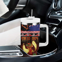 Aotearoa Siva Afi Tumbler With Handle Tribal Performers of Aotearoa Fire Knife Dancing LT03 - Polynesian Pride