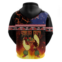 Aotearoa Siva Afi Zip Hoodie Tribal Performers of Aotearoa Fire Knife Dancing LT03 - Polynesian Pride