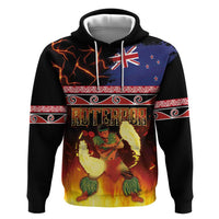 Aotearoa Siva Afi Zip Hoodie Tribal Performers of Aotearoa Fire Knife Dancing LT03 Pullover Hoodie Black - Polynesian Pride