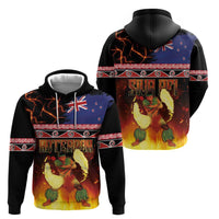 Aotearoa Siva Afi Zip Hoodie Tribal Performers of Aotearoa Fire Knife Dancing LT03 - Polynesian Pride