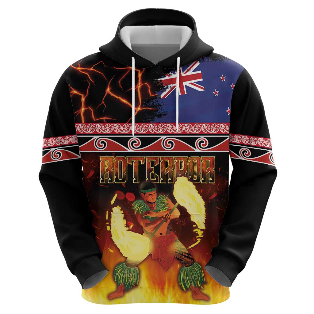 Aotearoa Siva Afi Zip Hoodie Tribal Performers of Aotearoa Fire Knife Dancing LT03 - Polynesian Pride