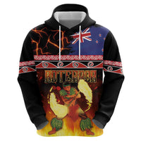 Aotearoa Siva Afi Zip Hoodie Tribal Performers of Aotearoa Fire Knife Dancing LT03 - Polynesian Pride