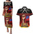 Personalised Samoan Spirit - Samoa Tribal Heritage Couples Matching Puletasi and Hawaiian Shirt