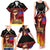 Personalised Samoan Spirit - Samoa Tribal Heritage Family Matching Tank Maxi Dress and Hawaiian Shirt