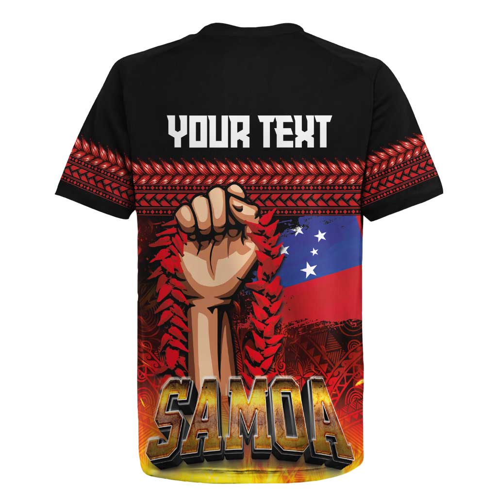 Personalised Samoan Spirit - Samoa Tribal Heritage Rugby Jersey