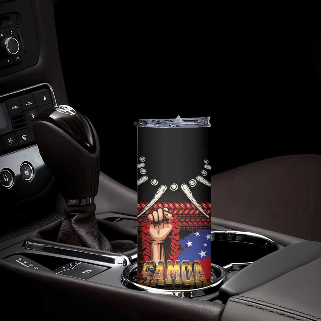 Personalised Samoan Spirit - Samoa Tribal Heritage Skinny Tumbler