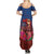 Proud of Samoa Family Matching Summer Maxi Dress and Hawaiian Shirt Ula Nifo with Samoa 685 and Hibiscus Tapa Tribal Pattern