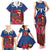 Proud of Samoa Family Matching Tank Maxi Dress and Hawaiian Shirt Ula Nifo with Samoa 685 and Hibiscus Tapa Tribal Pattern