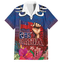 Proud of Samoa Family Matching Tank Maxi Dress and Hawaiian Shirt Ula Nifo with Samoa 685 and Hibiscus Tapa Tribal Pattern