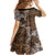 Fiji Masi Tapa Tribal Family Matching Long Sleeve Bodycon Dress and Hawaiian Shirt Old Hibiscus Vintage Style LT03 - Polynesian Pride