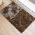 Fiji Masi Tapa Tribal Rubber Doormat Old Hibiscus Vintage Style LT03 - Polynesian Pride