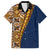 Samoan Siapo Hawaiian Shirt Tatau Pattern Half Style LT03 Yellow - Polynesian Pride