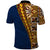 Samoan Siapo Polo Shirt Tatau Pattern Half Style LT03 - Polynesian Pride