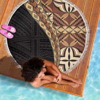 Samoan Siapo Beach Blanket Tatau Pattern Half Style Retro Mode LT03 - Polynesian Pride