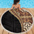 Samoan Siapo Beach Blanket Tatau Pattern Half Style Retro Mode LT03 - Polynesian Pride