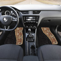 Samoan Siapo Car Mats Tatau Pattern Half Style Retro Mode LT03 - Polynesian Pride