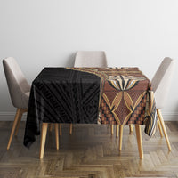Samoan Siapo Tablecloth Tatau Pattern Half Style Retro Mode LT03 - Polynesian Pride